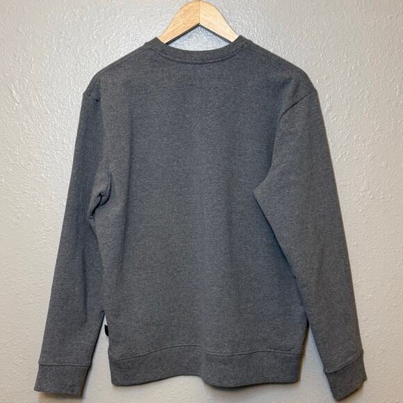 Patagonia Fitz Roy Horizons Uprisal Crew Sweatshirt Gray Logo Hike Unisex Medium - Picture 3 of 11